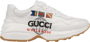 Кроссовки Gucci Wmns Rhyton Worldwide, белый