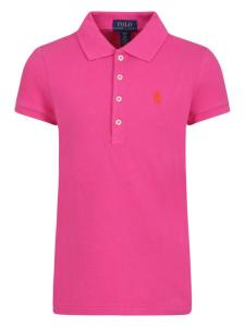 Рубашка-поло из пике POLO RALPH LAUREN KIDS, розовый