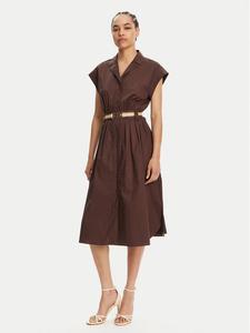 Платье-Рубашка свободного кроя 251TT2102 Twinset, коричневый
