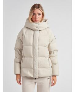 Женская пуховая куртка Cloud Prime с капюшоном Jack1t, Stone/sage