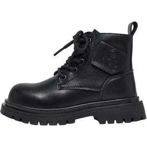 Детские термосапоги с высоким берцем, нескользящие и устойчивые к истиранию MQD, бежевый