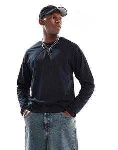 Футболка Cotton On с длинным рукавом, черная