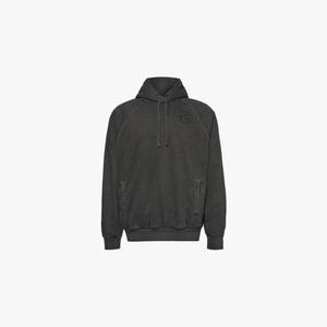 Премиальная толстовка из хлопкового трикотажа с вышитым логотипом Gymshark, черный