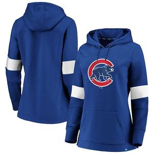Женский худи Chicago Cubs с цветными блоками plus size Unbranded