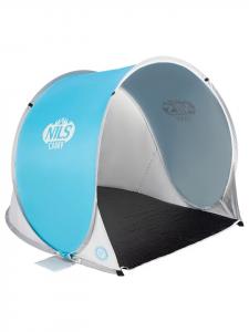 COFI 1453 Пляжная палатка NILS CAMP NC3173 - быстросборная палатка с защитой от УФ-излучения, синего цвета