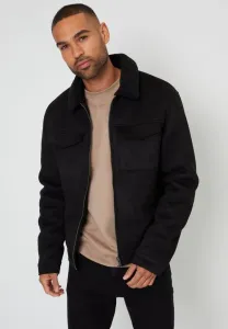 Куртка из искусственной кожи olpherts Threadbare, Schwarz