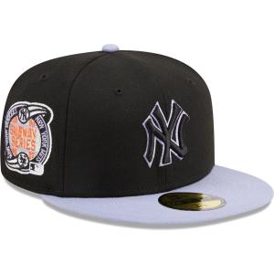 Черная мужская облегающая шляпа New Era New York Yankees 59FIFTY