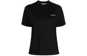 Футболка женская Off-White Diag-Stripe, черный