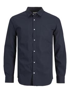 Рубашка Slim Fit на пуговицах JACK & JONES, Night Blue