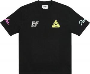 Футболка Palace x Rapha EF Education First T-Shirt 'Black', черный