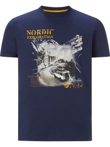 Рубашка Jan Vanderstorm  Hakse, темно-синий