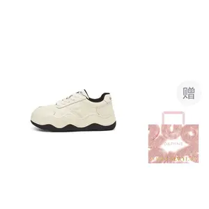 Теплые, износостойкие, нескользящие низкие повседневные кроссовки для женщин, увеличивающие высоту Daphne, черный (gift included)