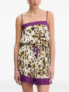 Топ с анималистичным принтом LIU JO, нейтральный