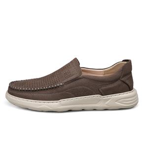 Gross Повседневные кожаные мужские лоу-топы цвета хаки, цвет Khaki