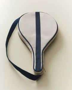 Чехол для ракетки падела Zara Home Canvas Padel, бежевый/темно-синий