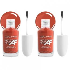 Лак для ногтей Wet N Wild Fast Dry, цвет оранжево-красный, поджаренный Wet 'N' Wild