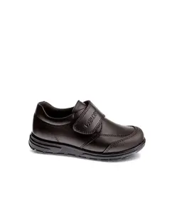 Детские кожаные блюшеры на застежке-липучке Pablosky, коричневый