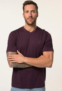 Футболка JP1880 T-SHIRT 2ER PACK V-AUSSCHNIT HALBARM , Aubergine/Purple