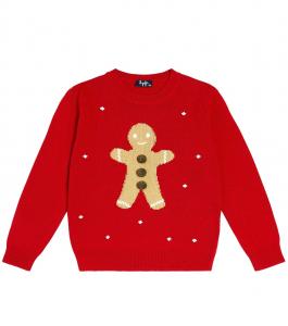 Свитер из натуральной шерсти Il Gufo, мультиколор