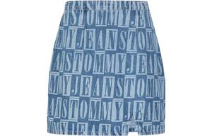 Джинсовые шорты-юбка Women's Tommy Hilfiger, синий print