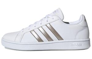 Кроссовки Adidas Neo Grand Court Base 'White Platinum Metallic' Women's