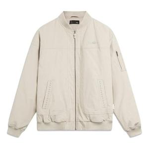 Куртка китайская культура бомбер куртка Li-Ning, бежевый