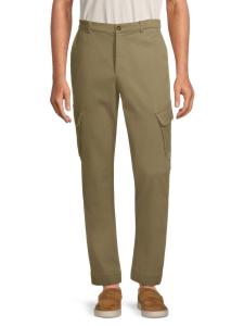 Брюки-карго из твила ATM Anthony Thomas Melillo, цвет Oil Green