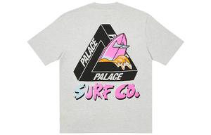 Palace Футболки унисекс, серые, с круглым вырезом, умеренно прямой крой