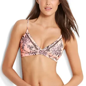 Двусторонний фиксированный верх от бикини Love Bird, персиковый цвет Seafolly