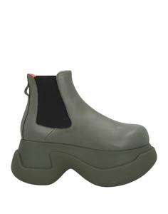 Ботильоны Marni, темно-зеленый