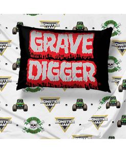 Комплект постельного белья Monster Jam Grave Digger из микрофибры, 3 предмета Sunny Side Up, Multicolor