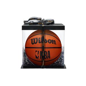 Wilson Баскетбольный мяч NBA DRV Series из резины, коричневый, размер 7, тренировочный, производство Китай