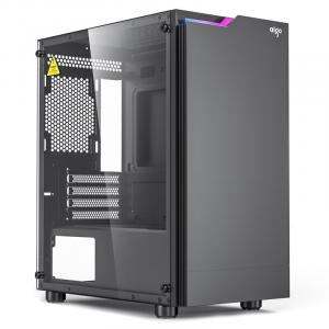 Корпус Aigo JV13,  Mid Tower, черный