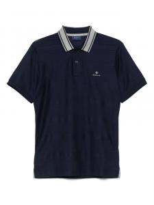 Рубашка поло с вышитым логотипом Gant, синий