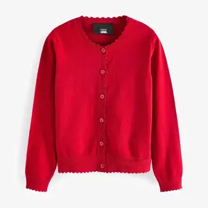 Кардиган Next Scalloped Edge School, красный
