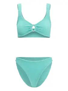 Бикини Julia с текстурированными кольцами Hunza G, синий