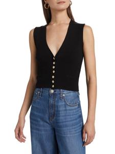 Жилет из рубчатой ткани Mailan Generation Love, черный