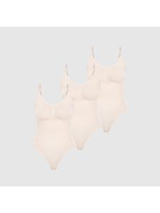 SMILODOX Боди-стринги 3x Nysa бежевого цвета