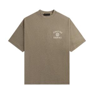 Футболка Fear of God Essentials Jersey Crewneck Tee, Heather Grey