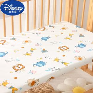 Disney Простыня на резинке для новорожденных 150x60x6 см, 100% хлопок, принт Giraffe Lion