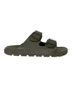 Современные зеленые сандалии с двойными ремешками Hugo, зеленый