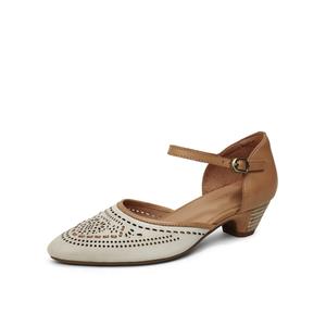 BOERDIQI Женские туфли на высоком каблуке цвета слоновой кости, белые/зеленые