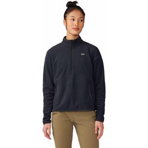 Женская толстовка Microchill с половинной молнией Mountain Hardwear, Black