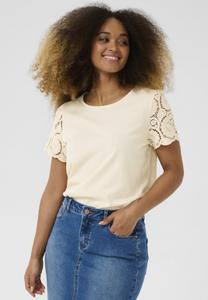 Футболка Cream KALI, Birch/Off-White