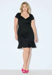 Платье-Свитер с короткими рукавами Ulla Popken, Black