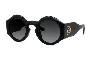 Ацетатные круглые солнцезащитные очки унисекс LOEWE, черный