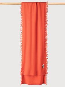 Шерстяной шарф оранжевого цвета Maerz Muenchen