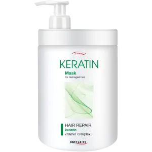 Prosalon Keratin интенсивно восстанавливающая маска для волос с кератином, 1000 г