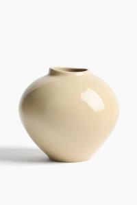 Керамическая ваза красивой формы H&M, светло-желтый