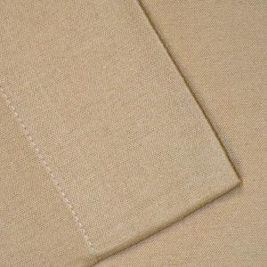 Комплект однотонного фланелевого простыня Celeste Home, песочный